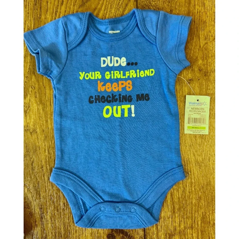 Baby Boy Bodysuits Newborn Rompers Clothes Lot Bodysuits Girlfriend Funny Gifts‎